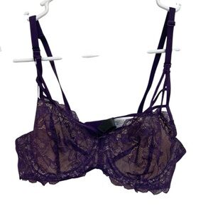 Adore Me Purple Lace Bra Size 34B